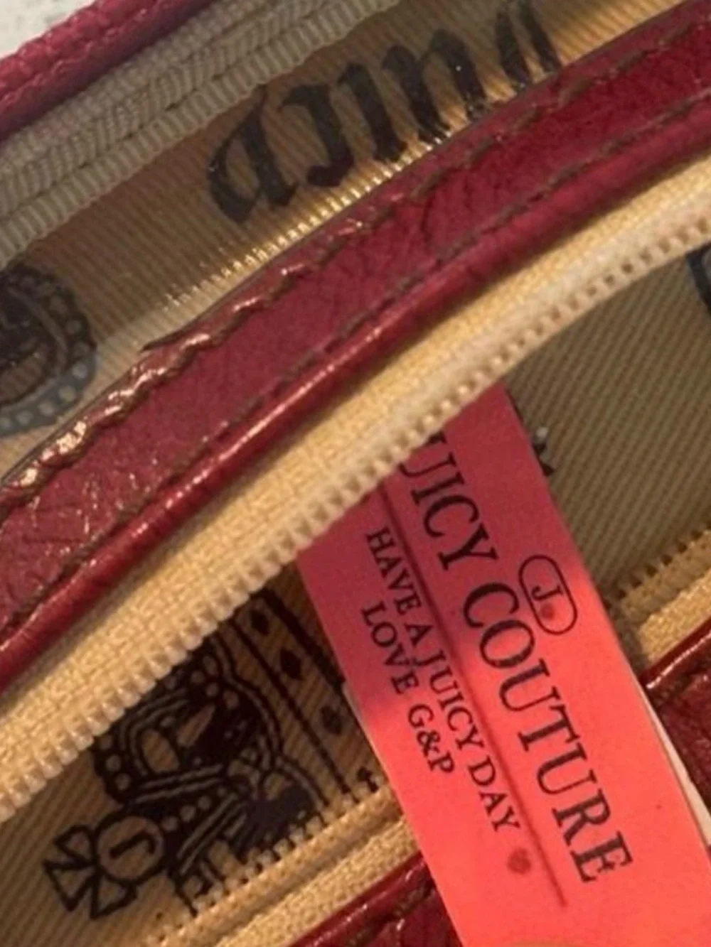 Vintage Juicy Couture Strawberry Train Case